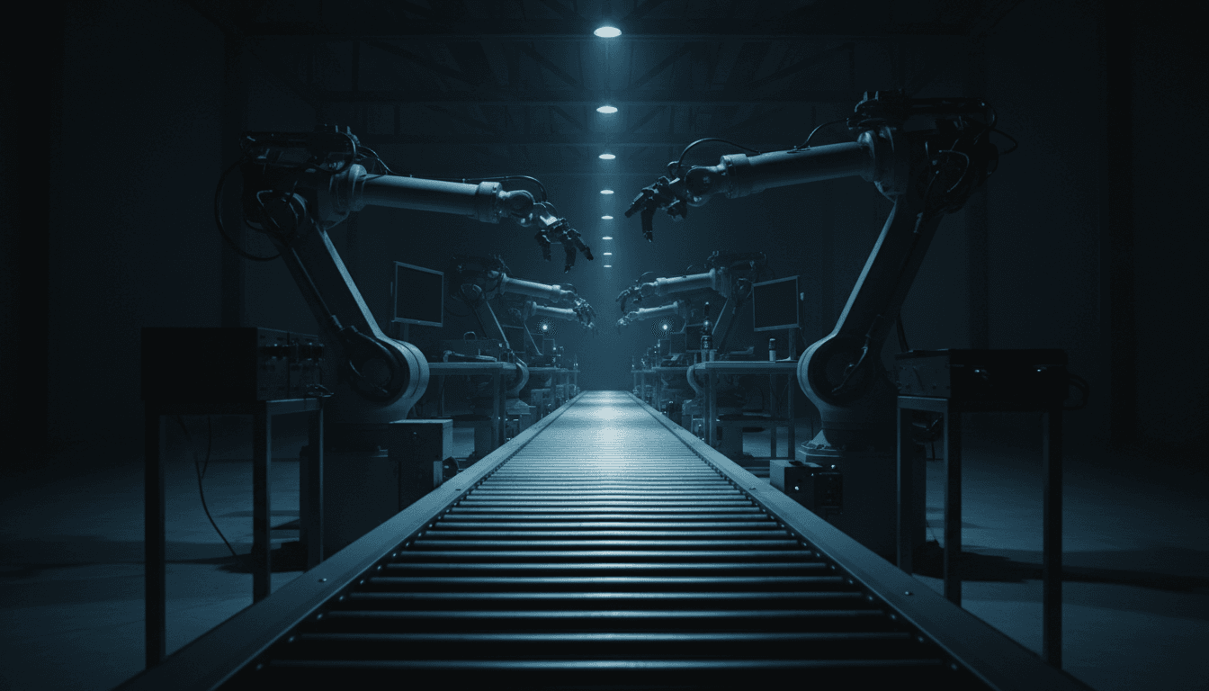 Manufacturing equipment downtime and idle production line